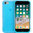 Orzly Flexi Gel Crystal Case for Apple iPhone 8 / 7 - Fluro Blue