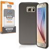 Orzly Flexi Case for Samsung Galaxy S6 - Smoke Black (Gloss)