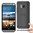 Orzly Flexi Slim Case for HTC One M9 - Smoke Black (Matte)