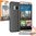 Orzly Flexi Slim Case for HTC One M9 - Smoke Black (Matte)