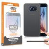 Orzly Flexi Slim Case for Samsung Galaxy S6 - Smoke Black (Razor-thin)