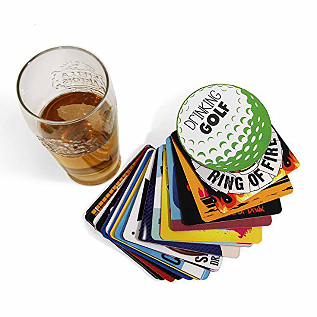 Paladone Gentleman's Club Drinking Game Beer Coasters