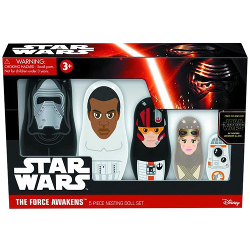 PPW Toys Star Wars The Force Awakens Nesting Dolls Set (5-piece)