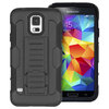 Orzly Dual Layer Tough Shockproof Case for Samsung Galaxy S5 - Black