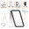 Sonivo Fusion Bumper Case for Samsung Galaxy S5 Mini - Black (Clear)