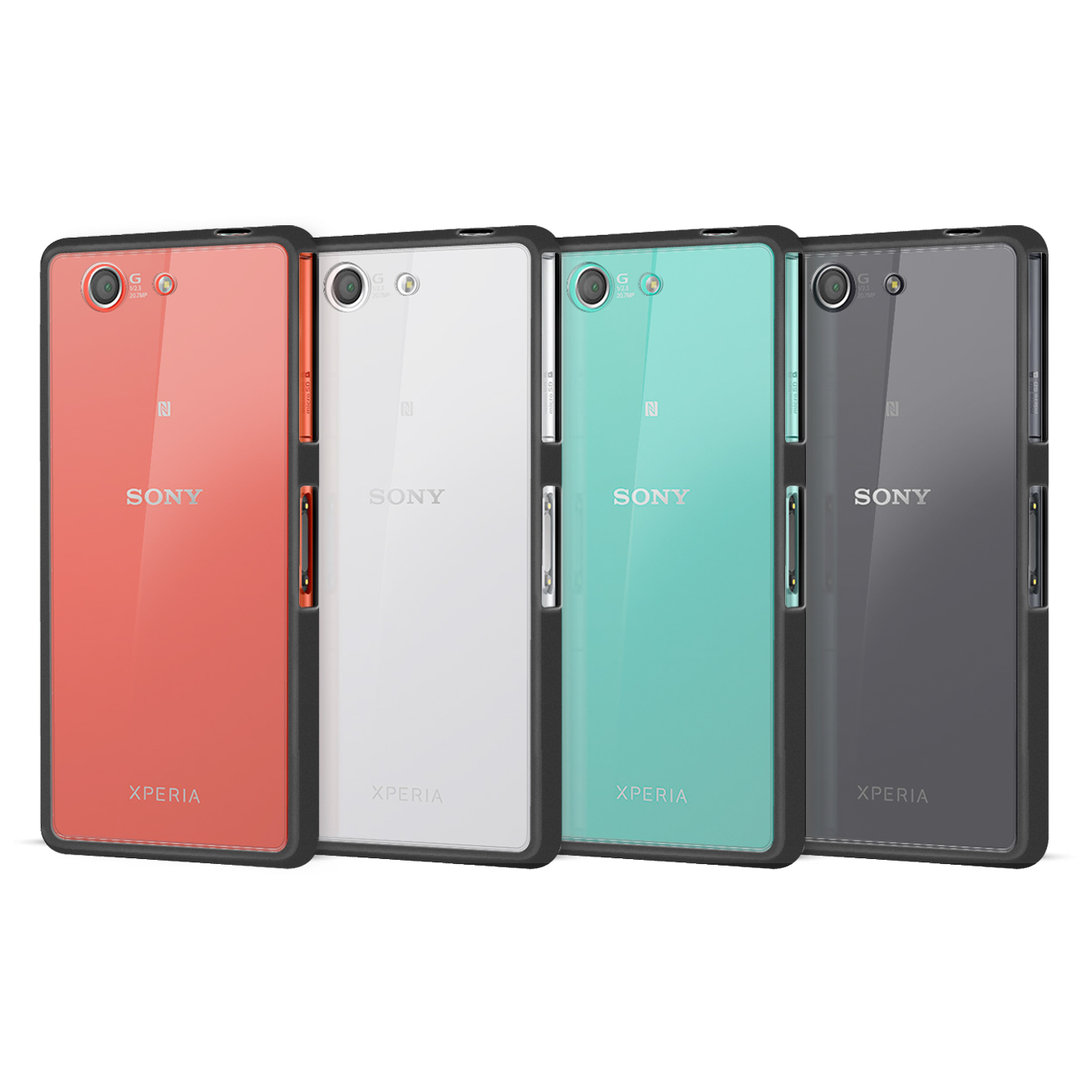 concert brandwonden droefheid Orzly Fusion Bumper Case for Sony Xperia Z3 Compact (Black)