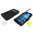 Sonivo Sneak Peak Wallet Case for Samsung Galaxy Mega 6.3 - Black