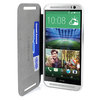 CaseBase Wallet Case (Card Holder) for HTC One M8 - White