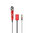 Remax 3.5mm Wired Mini SingSong Karaoke Microphone for Phones - Red