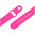 Replacement Silicone Sport Strap Band for Apple Watch 38mm - Pink