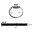 Milanese Loop Magnetic Stainless Steel Band for Apple Watch 38mm / 40mm / 41mm - Black