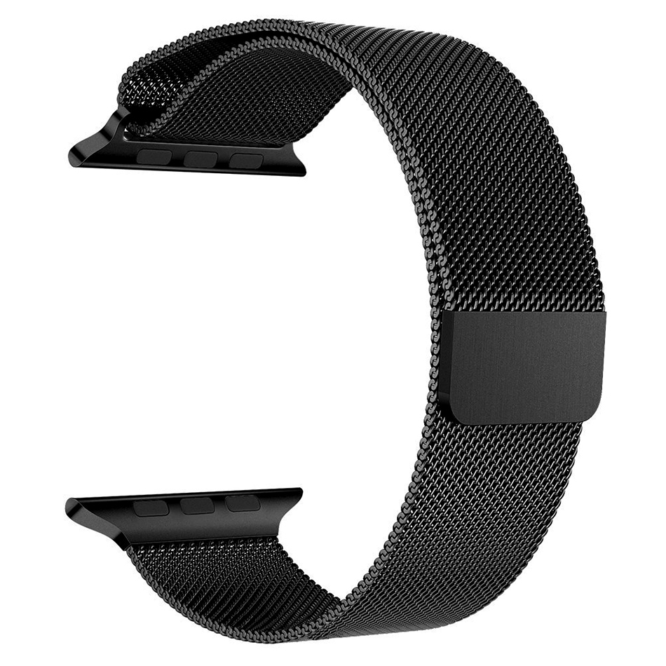 Milanese Magnetic Band for Apple Watch 38mm / 40mm / 41mm (Black)
