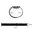 Milanese Loop Magnetic Steel Band for Apple Watch 42mm / 44mm / 45mm / 46mm / Ultra 49mm - Black