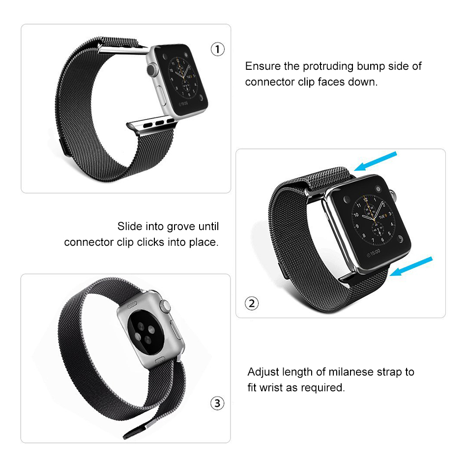 apple watch bands 42mm magnetic loop
