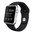 Rubber Sport Band (Pin & Tuck) Strap for Apple Watch 42mm / 44mm / 45mm / Ultra 49mm - Black