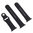 Rubber Sport Band (Pin / Tuck) for Apple Watch 42mm / 44mm / 45mm / 46mm / Ultra 49mm - Black