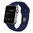 Rubber Sport Band (Pin & Tuck) Strap for Apple Watch 42mm / 44mm / 45mm / Ultra 49mm - Blue