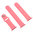 Rubber Sport Band (Pin / Tuck) for Apple Watch 42mm / 44mm / 45mm / 46mm / Ultra 49mm - Pink