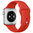 Rubber Sport Band (Pin & Tuck) Strap for Apple Watch 42mm / 44mm / 45mm / Ultra 49mm - Red