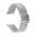 Replacement Milanese Stainless Steel Band for Apple Watch 42mm / 44mm / 45mm / 46mm - Silver