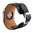 Kakapi Real Leather Cuff Bracelet Band for Apple Watch 42mm / 44mm (Black)