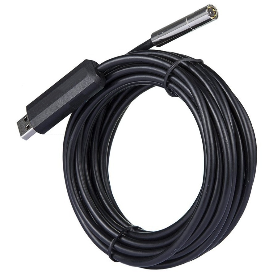 Endoscope inspection camera android pc usb 10m led