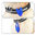 Pet Safety Dog Collar LED / Silicone Hanging Night Light / Walking Flash Tag - Blue