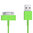 1m 30-pin to USB Data Charging Cable for iPhone & iPad - Green