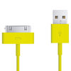1m 30-pin to USB Data Charging Cable for iPhone & iPad - Yellow