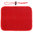 Nylon Cable Management Organiser / Storage Travel Bag - Red