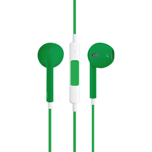 Stereo EarPods with Remote & Microphone (Headphones) - Green