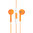 Stereo EarPods with Remote & Microphone (Headphones) - Orange