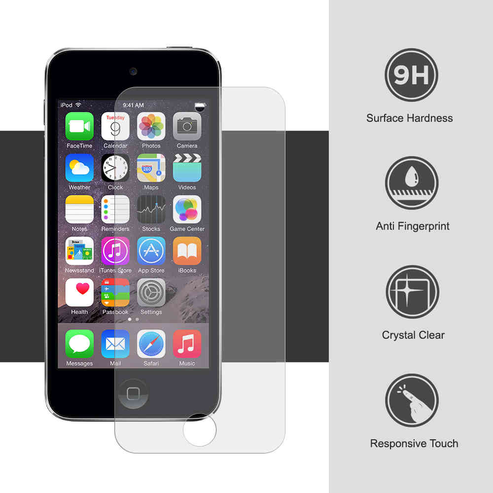 Tempered Glass Screen Protector for Apple iPod Touch 7th Gen