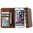 Antique Book Leather Wallet Case for Apple iPhone 6 / 6s - Brown