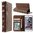 Antique Book Leather Wallet Case for Apple iPhone 6 / 6s - Brown