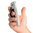 Elastic Finger Strap / Back Grip Holder for Mobile Phone - Black