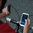 Elastic Finger Strap / Back Grip Holder for Mobile Phone - Gold