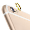(2-Pack) Camera Lens Protective Ring Cover - Apple iPhone 6s - Gold