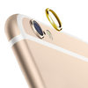 (2-Pack) Camera Lens Protective Ring Cover - Apple iPhone 6s - Gold