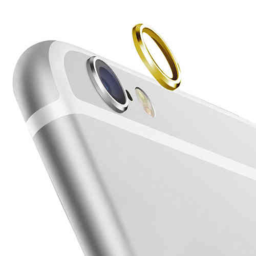 (2-Pack) Camera Lens Protective Ring Cover for Apple iPhone 6 Plus / 6s Plus - Gold