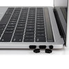 (10-Pack) Anti-Dust Silicone Port Plug (USB-C) for Apple MacBook Air / Pro - Black