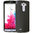 Flexi Gel Slim Case for LG G3 - Smoke Black (Two-Tone)