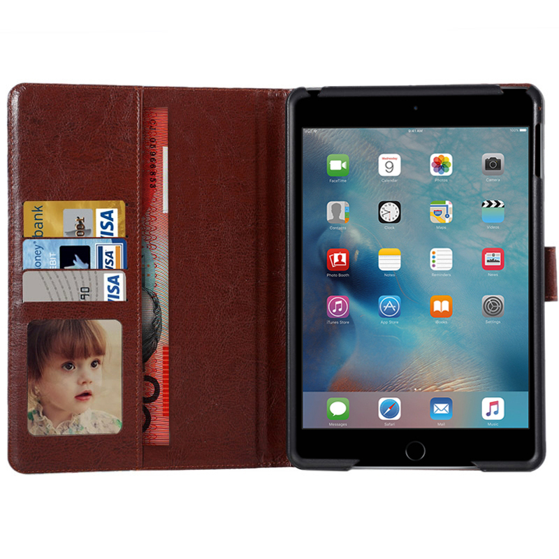 Denim Folio Case & Smart Cover for Apple iPad Mini 4 (Blue) Denim Folio Case & Smart Cover for Apple iPad Mini 4 (Blue)
