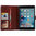 Denim Folio Case & Smart Cover for Apple iPad Mini 4 - Blue / Brown