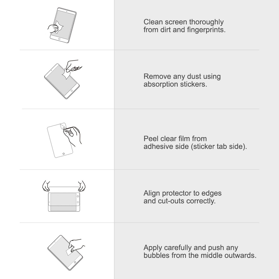 9H Tempered Glass Screen Protector for Apple iPad Mini (1st / 2nd / 3rd Gen)