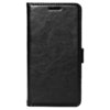 Leather Wallet Flip Case (Card Holder) for Xiaomi Mi 4 - Black