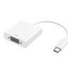 Short USB Type-C to VGA (Female) Adapter Cable (22cm) - White