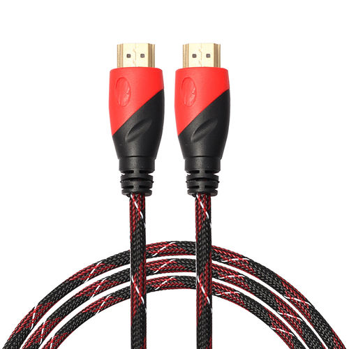 Anti-Tangle HDMI (Male) Braided Cable (1.8m) - Black