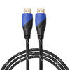 Anti-Tangle HDMI (Male) Braided Cable (1.8m) - Black