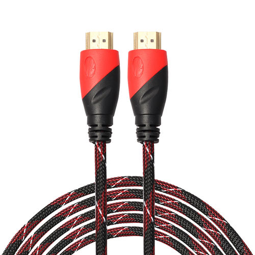 Extra Long Anti-Tangle HDMI (Male) Braided Cable (5m) - Black